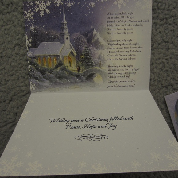 Christmas Greenting Card set of 5 with Envelopes Holidays - Picture 4 of 9